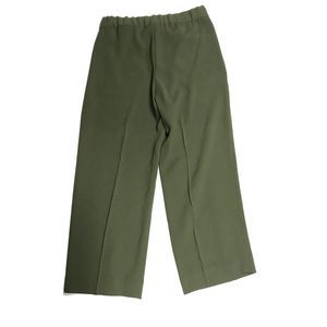 Banana Republic Belted Crepe Wide Leg Crop Pant 4